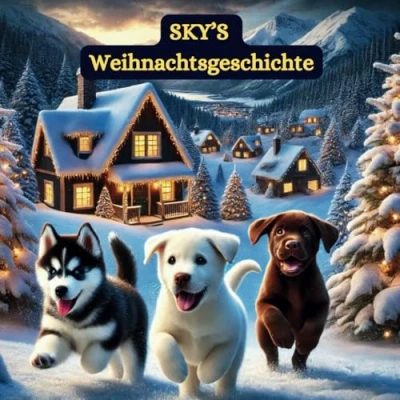 Abbildung von SKY&#039;S Weihnachtsgeschichte: Eine fröhliche Hunde Weihnachtsgeschichte für Kinder Kurzgeschichten die Advents und Weihnachtszeit zum Vorlesen ab 3 Jahre Hundegeschichte