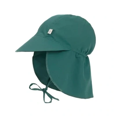 Abbildung von LÄSSIG Baby Kinder Schirmmütze mit UV Schutz und langem Nackenschutz/Sun Protection Flap Hat green, 3 6 Monate, Größe: 43/45