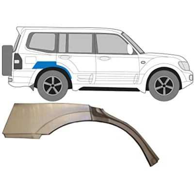 Abbildung von Für Mitsubishi Pajero 1999 2006 5 Tür Radlauf Reparaturblech / Rechts