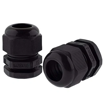 Abbildung von SeKi 10 x Kabelverschraubung M25 12 17mm, schwarz metrische