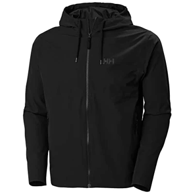 Abbildung von Helly Hansen Urban Rigging RAIN Regenjacke / wasserabweisende Jacke, Herren, Größe: Large, Black