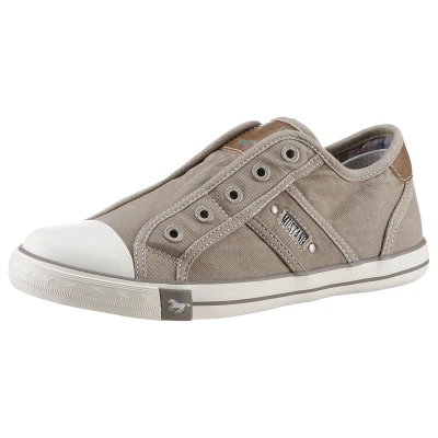 Abbildung von Mustang Shoes Slip On Sneaker Slipper, Sommerschuh, Freizeitschuh mit praktischem Gummizug