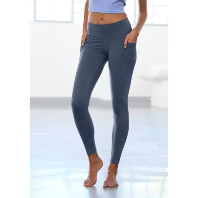 Abbildung von Vivance Leggings Hosen, Damen, Größe: 32/34, Blau