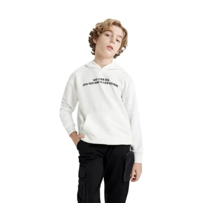 Abbildung von DeFacto Jungen Sweatshirt Bequeme Sweatshirts für Kinder Stylische Pullover und Fleecepullover