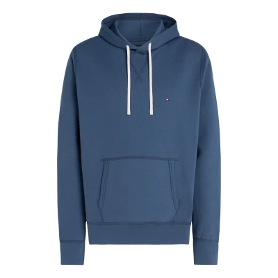 Abbildung von Tommy Hilfiger Essential Hoody Kapuzenpullover, Herren, Größe: Small, Aegean sea