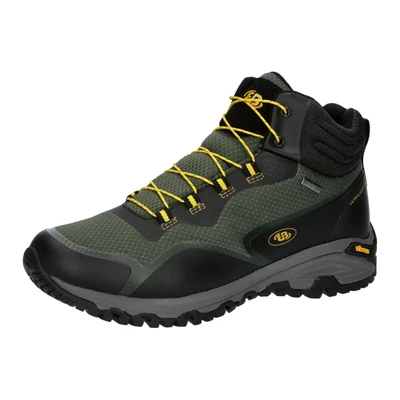 Abbildung von Brütting Mount Clarke Hikingschuh, Herren, Größe: 37, Grün schwarz gelb Schuhe