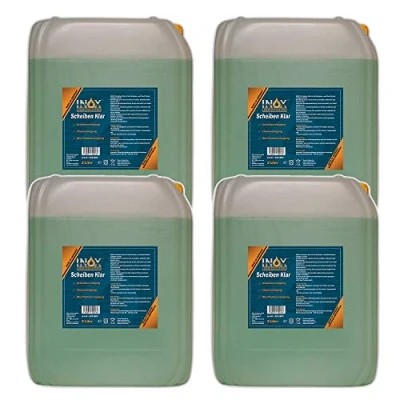 Abbildung von INOX® Scheiben Klar Scheibenreiniger Konzentrat, 4 x 5L Glasreiniger für Autoscheiben