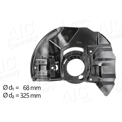 Abbildung von AIC 56408 Ankerblech Vorderachse links BMW: 3 Limousine, Coupe, Touring