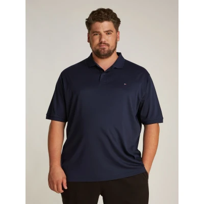 Abbildung von Tommy Hilfiger Big &amp; Tall Poloshirt BT LIQUID COTTON ESSENTIAL POL B in Großen Größen, Logostickerei