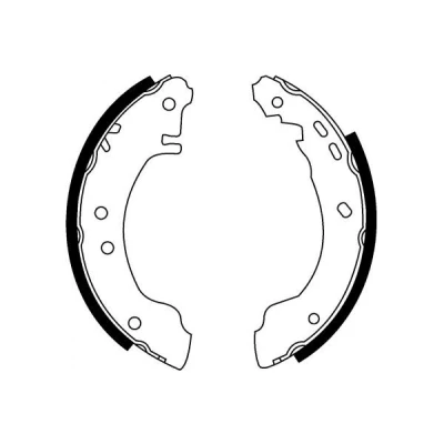 Abbildung von MAPCO 8520 Bremsbacken Hinterachse 203 38