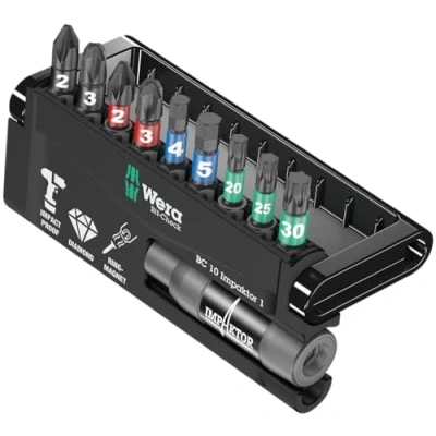 Abbildung von Wera Bit Sortiment, Check 10 Impaktor 1, teilig, 05057680001