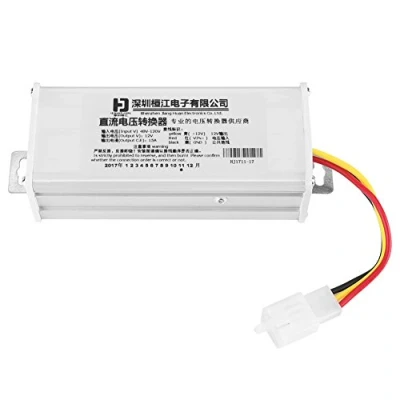 Abbildung von Akozon Konverter Adapter Transformator,Step Down Spannungsreduzierer Eingang DC 48V 120V Ausgang 12V 15A/180W Netzteil Regler Buck Converter für Elektrofahrzeug Cart Club Auto