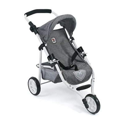Abbildung von CHIC2000 Puppenbuggy Jogging Buggy Lola, Jeans Grey, mit klappbarem Verdeck