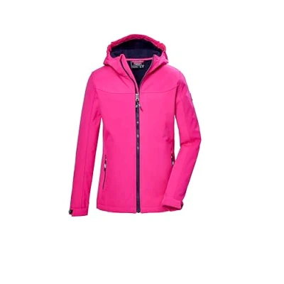Abbildung von killtec Mädchen Softshelljacke/Outdoorjacke mit Kapuze KOS 145 GRLS SFTSHLL JCKT, fuchsia, 164, 43258 000