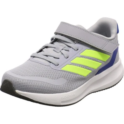 Abbildung von adidas Performance Runfalcon 5 Laufschuh Straße für Kinder, Größe: 32, Halo silver/lucid lemon/team royal blue Schuhe