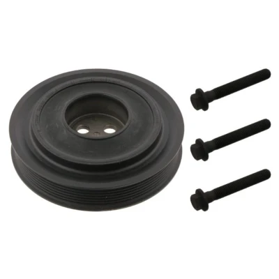 Abbildung von febi BILSTEIN 33679 Kurbelwellenriemenscheibe 7PK 168 6 mit Schrauben Plus FORD: Transit Mk6 Bus, Pritsche/Fahrgestell