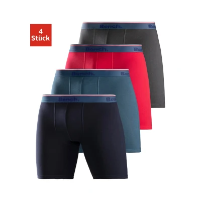 Abbildung von Bench 4 PACK Panties, Herren, Größe: Small, Rot /blau/anthrazit /schwarz