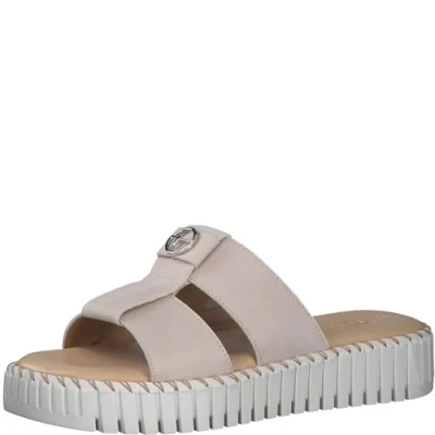 Abbildung von Tamaris Pantolette flach, Damen, Größe: 40, Antelope nubuc Schuhe