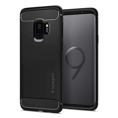 Abbildung von Spigen Rugged Armor Hülle Kompatibel mit Samsung Galaxy S9 Matte Black