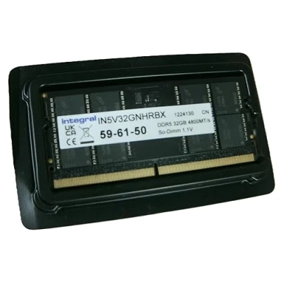 Abbildung von Integral 32GB DDR5 RAM 4800MT/s SODIMM Laptop/Notebook/MacBook PC5 38400 Memory DDR 5 32 GB Arbeitsspeicher