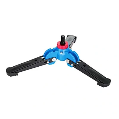 Abbildung von Koolehaoda Mini Stativ A1 universeller 3 Bein Einbeinstativ Basisständer, Unipod Ständer mit 3/8 Zoll Schraube für Einbeinstative, Kugelkopf