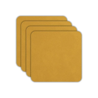 Abbildung von ASA Selection Untersetzer Soft Leather Amber 10 x cm 4 Stück