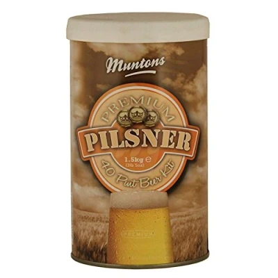 Abbildung von Muntons Premium Pilsner 1,5kg Bierkit/Braukit zum Bierbrauen