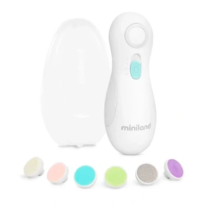 Abbildung von Miniland Baby Nagelfeile. Elektrische Nagelfeile für Babys.