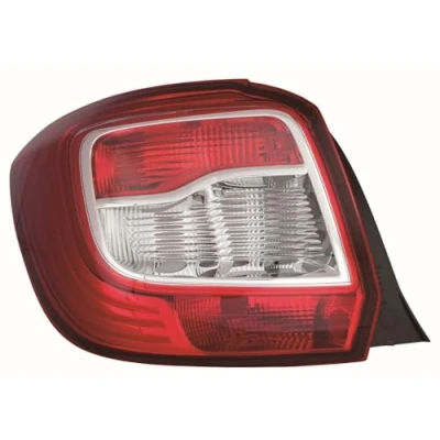 Abbildung von ABAKUS 551 19A7R UE2 Rückleuchte rechts P21/5W, PY21W, P21W schwarz ohne Lampenträger, Glühlampe DACIA: SANDERO 2
