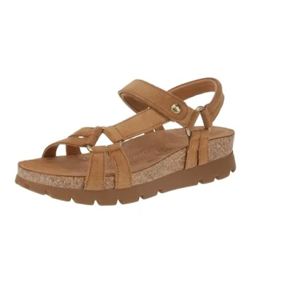 Abbildung von Panama Jack Sally Plateausandalette, Damen, Größe: 41, Brown Schuhe