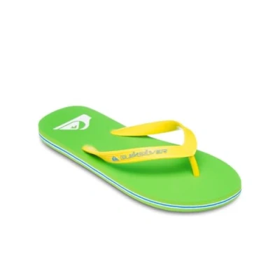 Abbildung von Quiksilver Molokai Zehentrenner, Herren, Größe: 45, Green yellow Kunststoff