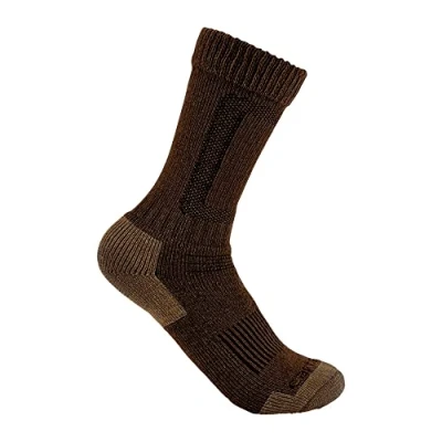 Abbildung von Carhartt Herren Stiefelsocken aus Schwerer Wollmischung, Stahlkappe Socken, braun, L