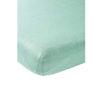 Abbildung von Meyco 563024 Jersey Spannbetttuch, 40x80/90cm (Wiege), 100% Baumwolle New Mint