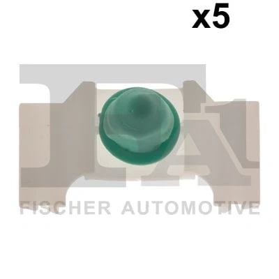 Abbildung von FA1 11 40061.5 Clip, Zier /Schutzleiste weiß, grün VOLKSWAGEN: Golf 3, 3 Variant, Cabrio