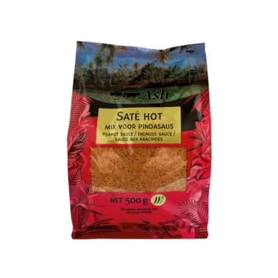Abbildung von Asli Saté Erdnuss Sauce (Mix) scharf 500 g