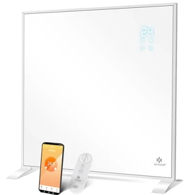 Abbildung von KESSER Infrarotheizung, Energiesparend Infrarot Standgerät &amp; Wandmontage Elektroheizung