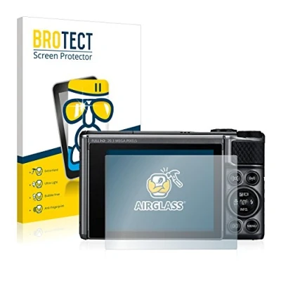 Abbildung von BROTECT Schutzglas für Canon PowerShot SX730 HS Schutzfolie Panzer Folie Glas [Extrem Kratzfest 9H, Anti Fingerprint, Ultra Transparent]