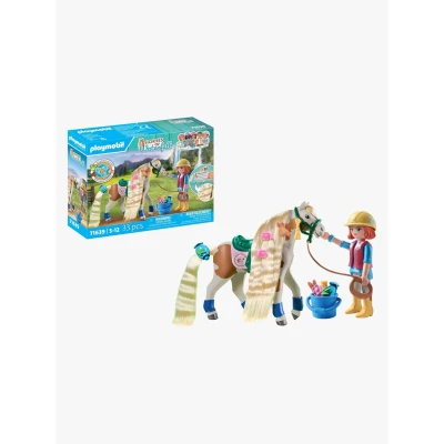 Abbildung von Playmobil® Konstruktions Spielset Ellie &amp; Pferd mit Kreppeisen (71639), Horses of Waterfall, (33 St), Made in Europe