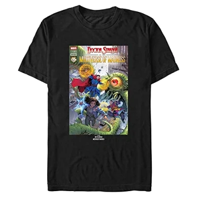 Abbildung von Marvel Doctor Strange in the Multiverse of Madness Modern Comic Cover Unisex Crew neck Black M