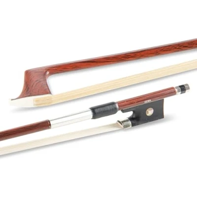 Abbildung von GEWA Violinbogen Carbon Student 4/4 Holzoptik dunkelbraun Ebenholzfrosch Naturhaarbezug
