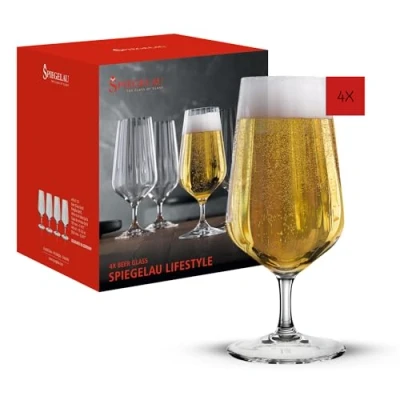 Abbildung von Spiegelau Bierglas Lifestyle 4er Set, Kristallglas