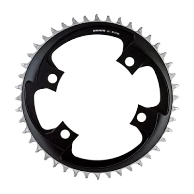 Abbildung von Sram Unisex Erwachsene Road 12 Fach X Sync Kurbel, schwarz, 107mm