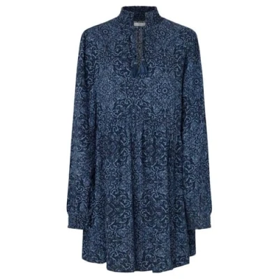 Abbildung von Pepe Jeans Damen Claudia Kleid, Blau (Dulwich Blue), L