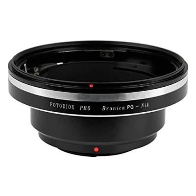 Abbildung von Fotodiox Pro Lens Mount Adapter Compatible Bronica GS 1 (PG) Lenses on Nikon F Cameras