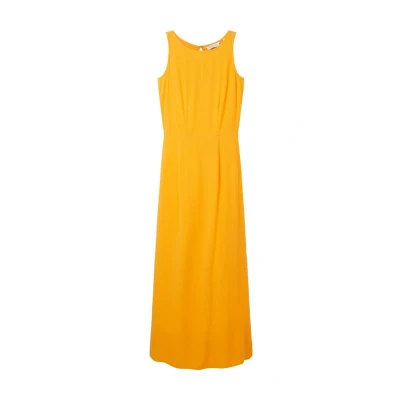 Abbildung von TOM Tailor Denim MIT CUT OUTS Freizeitkleid, Damen, Größe: Small, Bright mango orange