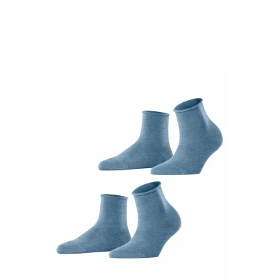 Abbildung von Esprit Basic PURE 2PACK Socken, Damen, Größe: 35 38, Jeans