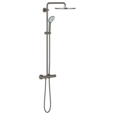 Abbildung von Grohe Euphoria 310 Duschsystem mit Thermostat Hard Graphite gebürstet