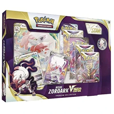 Abbildung von POKÉMON Sammelkarte Hisui Zoroark VSTAR Premium Kollektion Pokemon Karten deutsch