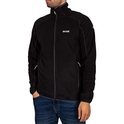Abbildung von Regatta Herren Hadfield Fleecejacke, Schwarz, 5XL