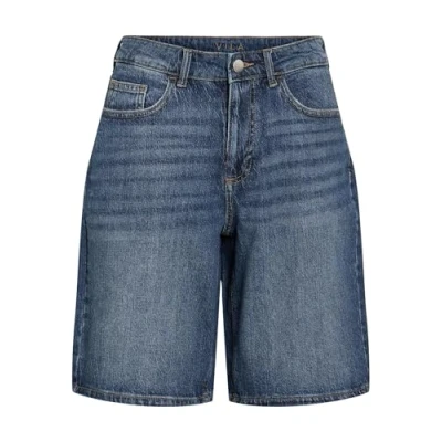 Abbildung von VILA Vijaf Jeans Shorts, Damen, Größe: 38, Medium blue denim